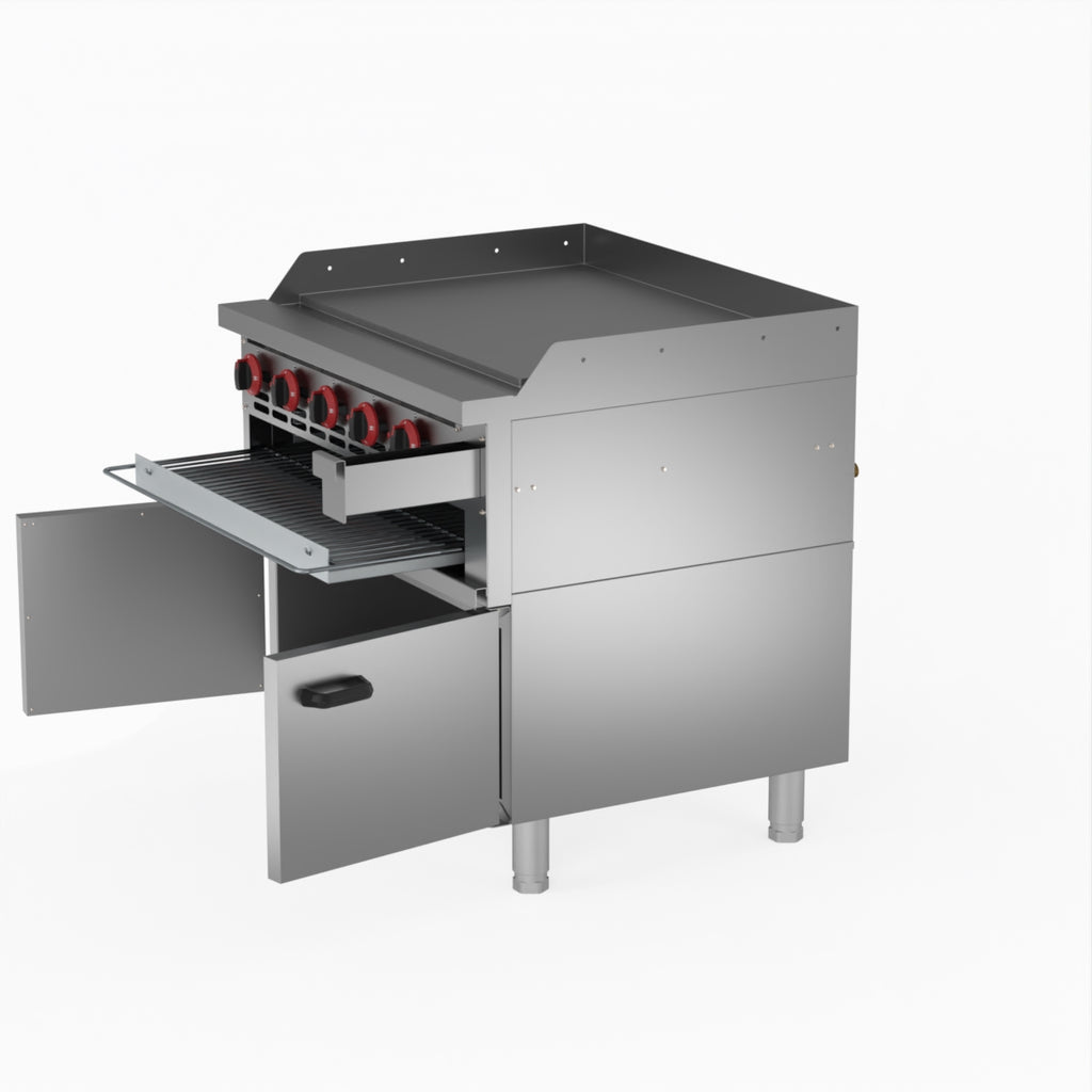 GasMAX Gas Griddle And Toaster With Cabinet GGS-36LPG