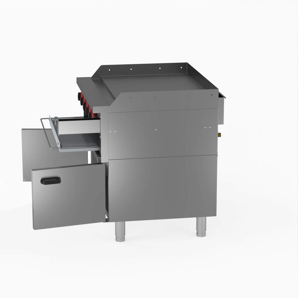 GasMAX Gas Griddle And Toaster With Cabinet GGS-36LPG