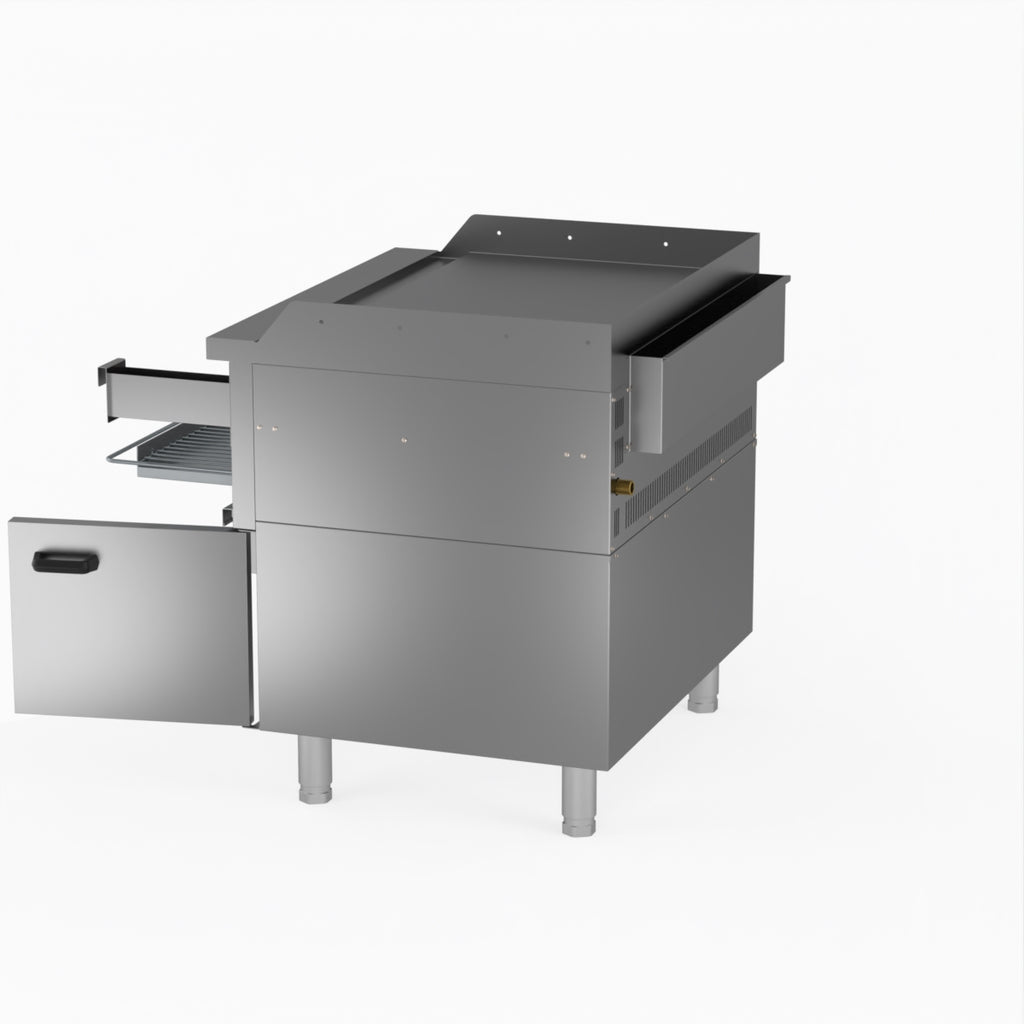 GasMAX Gas Griddle And Toaster With Cabinet GGS-36LPG
