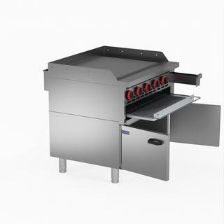 Gas Griddle And Gas Toaster With Cabinet - GasMax GGS-36