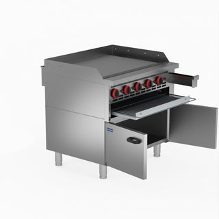 Gas Griddle And Gas Toaster With Cabinet - GasMax GGS-36