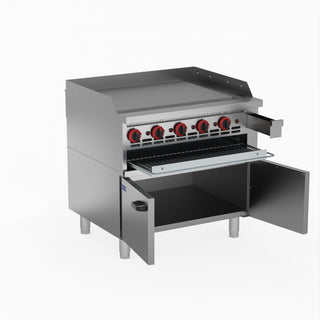 Gas Griddle And Gas Toaster With Cabinet - GasMax GGS-36