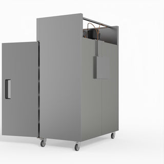 AG 1200 Litre Upright Double Door Stainless Steel Door Freezer GNX1200BT- AG Equipment AG-GNX1200BT