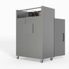 AG 1200 Litre Upright Double Door Stainless Steel Door Freezer GNX1200BT- AG Equipment AG-GNX1200BT