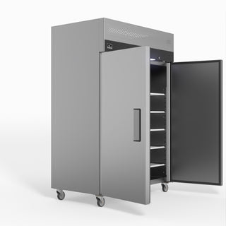 AG 1200 Litre Upright Double Door Stainless Steel Door Freezer GNX1200BT- AG Equipment AG-GNX1200BT