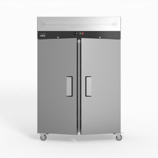 AG 1200 Litre Upright Double Door Stainless Steel Door Freezer GNX1200BT- AG Equipment AG-GNX1200BT