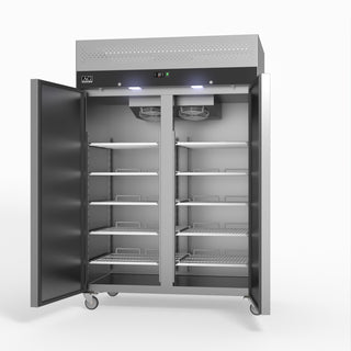 AG 1200 Litre Upright Double Door Stainless Steel Door Fridge GNX1200TN- AG Equipment AG-GNX1200TN