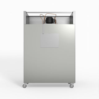 AG 1200 Litre Upright Double Door Stainless Steel Door Fridge GNX1200TN- AG Equipment AG-GNX1200TN