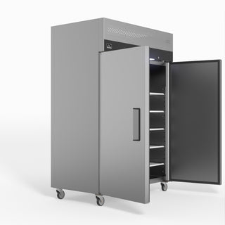 AG 1200 Litre Upright Double Door Stainless Steel Door Fridge GNX1200TN- AG Equipment AG-GNX1200TN