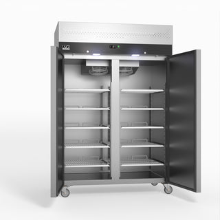 AG 1200 Litre Upright Double Door Stainless Steel Door Fridge GNX1200TN- AG Equipment AG-GNX1200TN