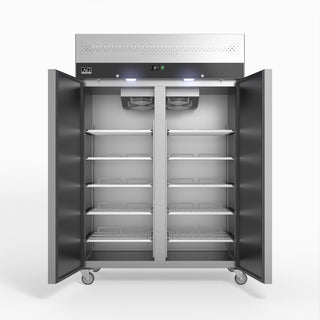 AG 1200 Litre Upright Double Door Stainless Steel Door Fridge GNX1200TN- AG Equipment AG-GNX1200TN