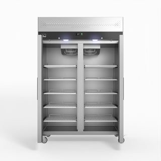 AG 1200 Litre Upright Double Door Stainless Steel Door Fridge GNX1200TN- AG Equipment AG-GNX1200TN