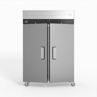 AG 1200 Litre Upright Double Door Stainless Steel Door Fridge GNX1200TN- AG Equipment AG-GNX1200TN