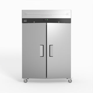 AG 1200 Litre Upright Double Door Stainless Steel Door Fridge GNX1200TN- AG Equipment AG-GNX1200TN