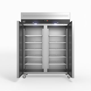 AG 1300 Litre Upright Double Door Stainless Steel Door Freezer- AG Equipment AG-GNX1400BT