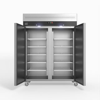 AG 1300 Litre Upright Double Door Stainless Steel Door Freezer- AG Equipment AG-GNX1400BT