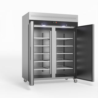 AG 1300 Litre Upright Double Door Stainless Steel Door Freezer- AG Equipment AG-GNX1400BT