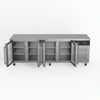 AG 4 Glass Door Commercial Worktop / Under Bench Fridge- AG Equipment AG-GNX4100TNG