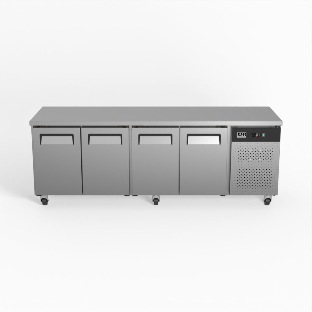 AG 4 Door Commercial Worktop / Under Bench Fridge- AG Equipment AG-GNX4100TN