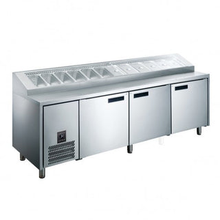 Glacian 3 Door Pizza Prep - HPB2476