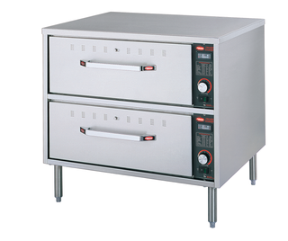 Hatco Free Standing Drawer Warmer - 2 draws with digital control - 749mm x 575mm x 537mm (excluding legs) - HDW-2