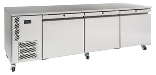 Williams Emerald - Three Door Stainless Steel Under Counter Refrigerator HE3USS