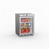 Thermaster Display Freezer With Glass Door HF200G S/S
