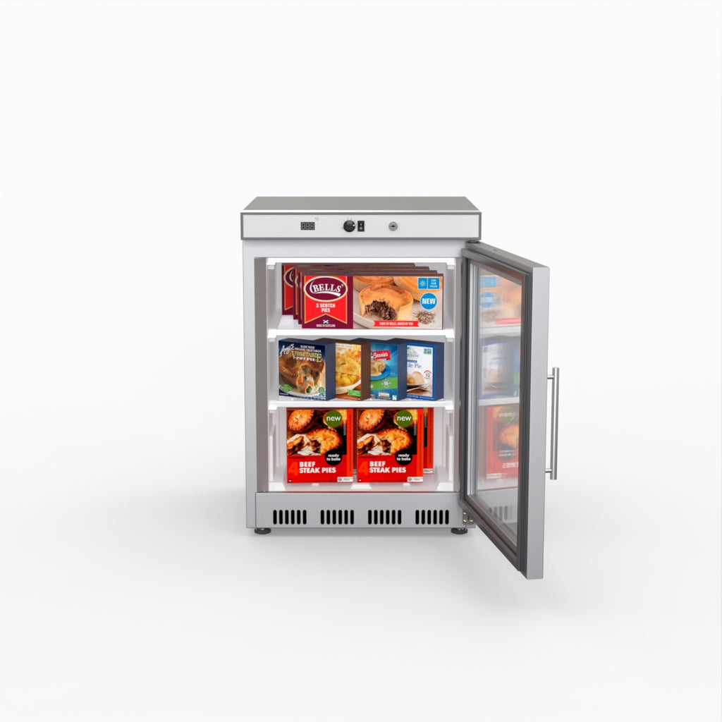 Display Freezer With Glass Door - Thermaster HF200G S/S