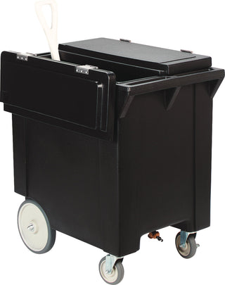 Carlisle Cateraide™ Black Ice Caddy on Castors 90kg ice capacity 781mm x 559 x 927mm - IC222003