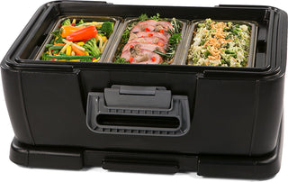 Carlisle Cateraide™ Black IT Top Loading Insulated Food Pan Carrier 676mm x 460mm x 740mm - IT16003