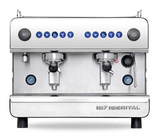 Iberital IB7 Compact - 2 Group Commercial Espresso Machine - Black