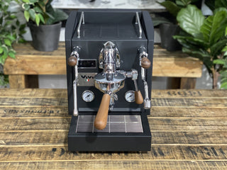 Izzo Vivi Duetto Dual Boiler - 1 Group - Brand New Black & Timber