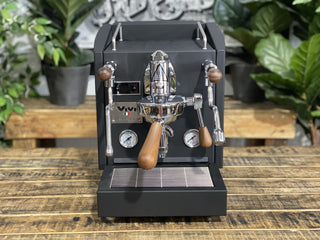 Izzo Vivi Duetto Dual Boiler - 1 Group - Brand New Black & Timber