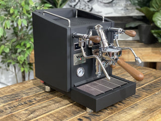 Izzo Vivi Duetto Dual Boiler - 1 Group - Brand New Black & Timber