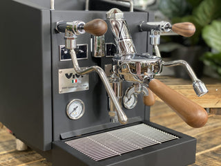 Izzo Vivi Duetto Dual Boiler - 1 Group - Brand New Black & Timber
