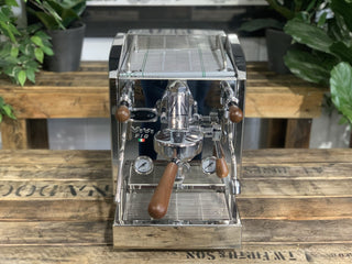 Izzo Vivi PID - 1 Group Flick Taps Stainless With Timber Kit - Brand New