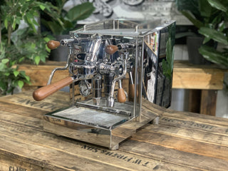 Izzo Vivi PID - 1 Group Flick Taps Stainless With Timber Kit - Brand New