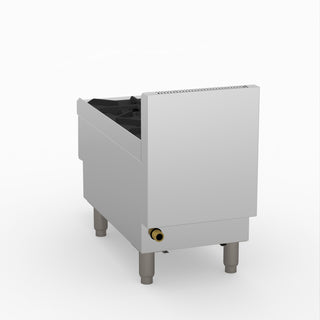 GasMax Benchtop Lpg 2 Burner Cooktop W/ Splashback JUS-TR-2BLPG