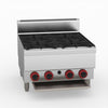 GasMAX Benchtop Lpg 4 Burner Cooktop W/ Splashback - JUS-TR-4BLPG