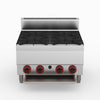 GasMAX Benchtop Natural Gas 4 Burner Cooktop W/ Splashback - JUS-TR-4B
