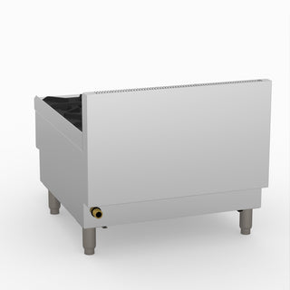 GasMax Benchtop Lpg 4 Burner Cooktop W/ Splashback JUS-TR-4BLPG