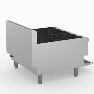 GasMax Benchtop Lpg 4 Burner Cooktop W/ Splashback JUS-TR-4BLPG