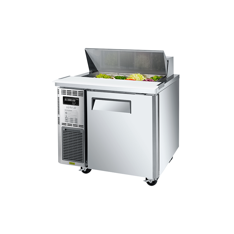 Turbo Air 1 Door Hooded Salad Prep Fridge