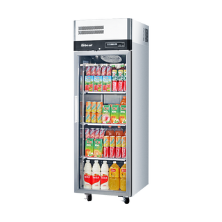 Turbo Air 1 Glass Door Upright Top Mount Fridge KR25-1G-N