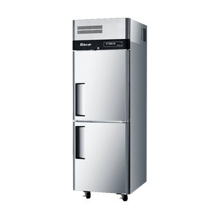 Turbo Air 2 Solid Half Door Upright Top Mount Fridge