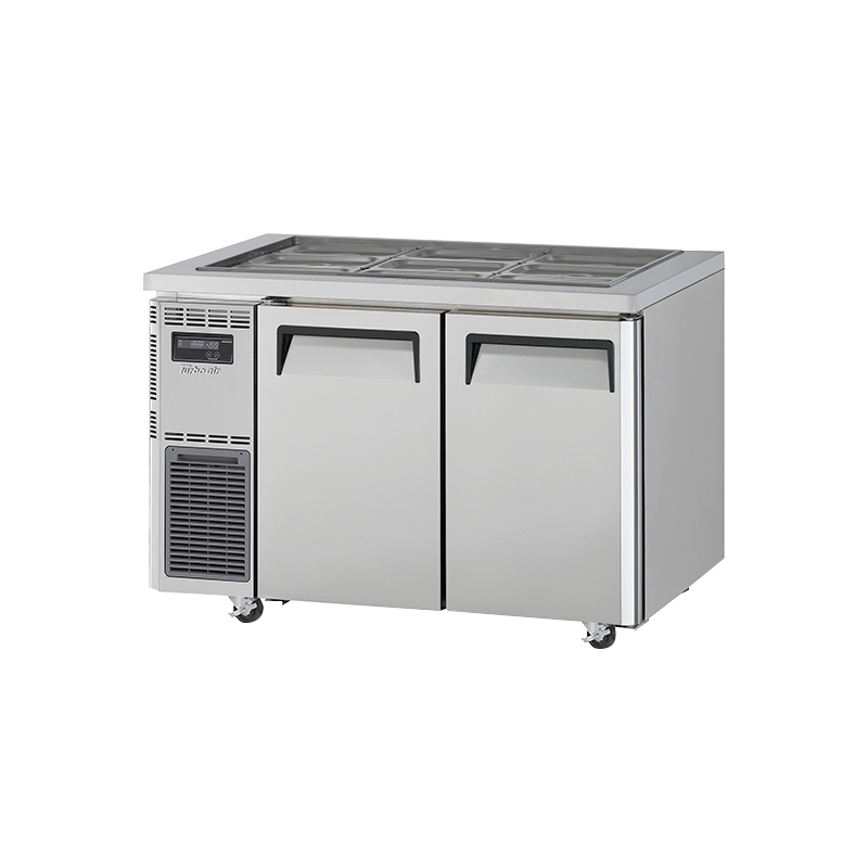 Turbo Air 2 Door Salad Prep Fridge - 1200mm Width