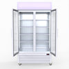 1000L Colourbond Upright Beverage Fridge 2 Doors White - Thermaster LG-1000P