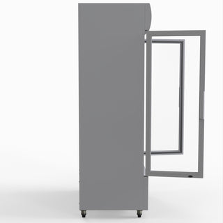 1000L Colourbond Upright Beverage Fridge 2 Doors White - Thermaster LG-1000P