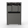 1006L Black Upright Double Glass Door Freezer - Thermaster LG-1006DF