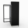 Thermaster 1200L Two Glass Door Colourbond Upright Drink Fridge Black LG-1200BP